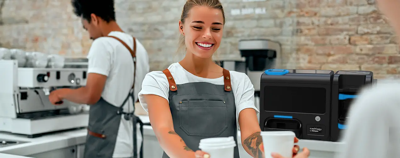 Cashlogy: máquinas de gestión de efectivo para hostelería